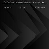 Honda Civic için İç Kapı Kolu-Sol - 2