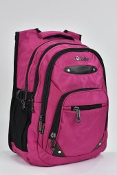 Elatae Unisex Ortopedik Çok Gözlü Günlük Seyahat Okul Sırt Çantası Pembe 2225 thumbnail 1