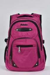 Elatae Unisex Ortopedik Çok Gözlü Günlük Seyahat Okul Sırt Çantası Pembe 2225 thumbnail 2