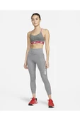 Nike One Normal Belli 7/8 Toparlayıcı Kadın Gri Tayt DM7272-068 - 3