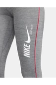 Nike One Normal Belli 7/8 Toparlayıcı Kadın Gri Tayt DM7272-068 - 5