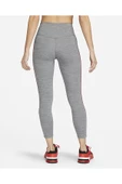 Nike One Normal Belli 7/8 Toparlayıcı Kadın Gri Tayt DM7272-068 - 2
