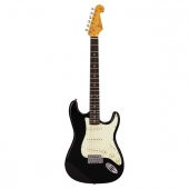 SX SST62+ Stratocaster Black Elektro Gitar (KILIF+ASKI+JAK+PENA) - 1