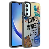 Galaxy A54 Kılıf Desenli Zore Dragon Sert Kılıf thumbnail 1