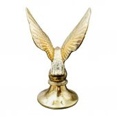 PiMarks Pirinç Döküm Kartal Sarı Açık Kanatlı Dekoratif Biblo - 3