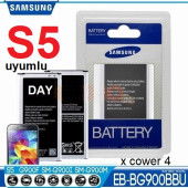 Day Samsung Galaxy S5 G900I EB-BG900BBE EB-BG900BBU EB-BG900BBC Garantili 2800mAh Pil Batarya - 1