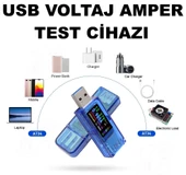 Gaqqee AT34 USB 3.0 renkli LCD Voltmetre ampermetre gerilim akım ölçer multimetre pil şarj Power Bank USB Test Cihazı thumbnail 1