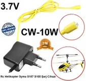 3.7V CX-10W Rc Helikopter için Syma S107 S105 220 Şarj Cihazı - 1