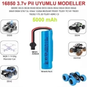 Siyah Soketli Oyuncak Araba Pili 5000 mAh 3.7V 18650 Li-Ion 18Mm X 66Mm (KARGO BEDAVA ) - 1