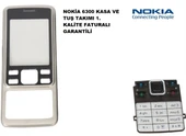Nokia 6300 Ön Kasa Ve Tuş Takımı Gri Renk (KARGO BEDAVA) - 1