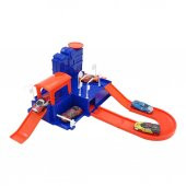 Toysan 5 Metal Yarış Aracı ve Garaj Oyun Seti TOY-33,Çocuklar İçin Garaj Seti ve Arabalar - 3