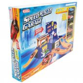 Toysan 5 Metal Yarış Aracı ve Garaj Oyun Seti TOY-33,Çocuklar İçin Garaj Seti ve Arabalar - 8