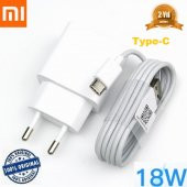 Orjinal Xiaomi Redmi Note 8 Pro Type-C Data Kablo ve 18W 2A MDY08EO Hızlı Şarj cihazı - 1