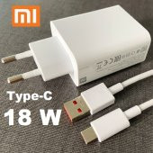 Orjinal Xiaomi Redmi Note 9 Type-C Data Kablo ve 18W 2A MDY08EO Hızlı Şarj cihazı - 1