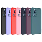 Vendas Xiaomi Mi 13 Lite Uyumlu Lansman Serisi Yumuşak Dokulu Çizilmeyi Önleyen Kadife İç Yüzeyli Silikon Kılıf - 9