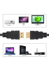 15M Metre Hdmi - Hdmi Kablo Altın Uçlu 3D V1.4B Full Hd - 4