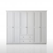Zenio Side 6 Kapak 2 Çekmece Gardırop - Beyaz - 3