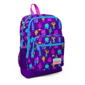 Coral High Kids Mor Pembe Kaktüs Desenli 3'lü Okul Çanta Seti thumbnail 2