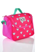 Coral High 23113 Kalp Desenli 3'lü Okul Çantası Seti thumbnail 5