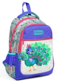 Coral High Kız Çocuk İlkokul ve Ortaokul Sırt Çantası - Yeşil Tavuskuşu thumbnail 1