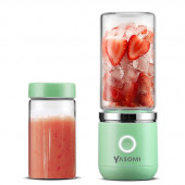 Yasomi Taşınabilir Kablosuz Şarjlı Cam Smoothie El Blenderi Yeşil ( Türkiye Garantili) - 1