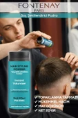 Fontenay Saç Şekillendirici Pudra Toz Wax Mat Effect X2 + Şekil Tarak'ı +Saç Spreyi 2 400ml 4'lü Set - 4