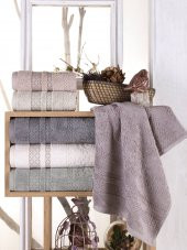 Mermer Cotton 6'lı El Havlusu Seti 50x90 - 1