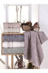 Mermer Cotton 6'lı El Havlusu Seti 50x90 - 2