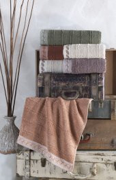 Cotton ŞAİKA 70x140 6 lı Banyo Havlusu Seti - 1