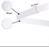 Bay Çağrı Ütü ile Yapışan Kenar Bandı Beyaz Kendinden Tutkallı Band (5 Metre ) - 2