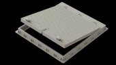 90x100 Kilitli- Menteşeli / Rögar Kapağı / Havuz Kapağı / Peyzaj Kapağı / Plastik Kapak / Çerçeve + Düz Kapak - 2