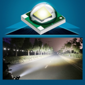Robot Sis Farı Çift Renk Sarı-Beyaz Araç Motosiklet Off Road Led Lamba Çift Gözlü Projektör 50W Metal Arazi Çalışma Lambası 1 Adet - 8