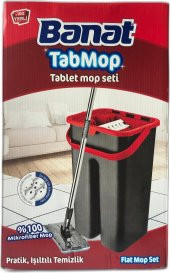 Banat Tabmop 100 Mikrofiber Flat Tablet Mop Seti - 2