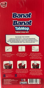 Banat Tabmop 100 Mikrofiber Flat Tablet Mop Seti - 5