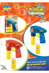 Köpük Tabancası ve Likit Baloncuk Sıvısı 0,50lt - 3