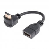 Hdmi Dişi Erkek Uzatma 90 Derece Dirsek Çevirici Dönüştürücü Kablosu - 1