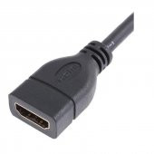 Hdmi Dişi Erkek Uzatma 90 Derece Dirsek Çevirici Dönüştürücü Kablosu - 4