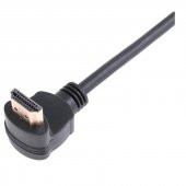 Hdmi Dişi Erkek Uzatma 90 Derece Dirsek Çevirici Dönüştürücü Kablosu - 5