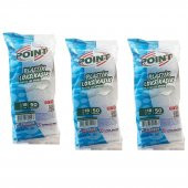 Point Plastik Lüx Şeffaf Kaşık - 18 Cm. - 3.2 Gr. - 50 Adetlik 3 Paket - 1