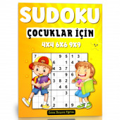 Çocuklar İçin Sudoku Kitabı-Sarı Serisi - 1