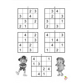 Çocuklar İçin Sudoku Kitabı-Sarı Serisi - 3