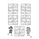 Çocuklar İçin Sudoku Kitabı-Sarı Serisi - 5