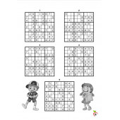 Çocuklar İçin Sudoku Kitabı-Sarı Serisi - 6