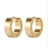 Küpe Çelik Kadın Erkek Halka İthal 316 L Paslanmaz Kararmaz 5 mm thumbnail 5