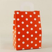 HEDİYE ŞEKER KUTUSU KIRMIZI PUANLI 7CM X 5CM - 1