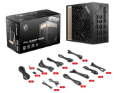 MSI MEG AI1300P PCIE5 1300W 80+ PLATINUM PSU - 5
