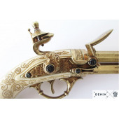 Denix Koleksiyon Grubu-2 NAMLULU TABANCA, FRANSA 18. C-JDNX1305-Orijinalden ilham alan tasarım thumbnail 5