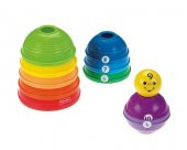 Fisher Price Numaralı Kaplar, İç içe Geçebilir 10  Renkli Kap W4472 - 4