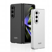KNY Samsung Galaxy Z Fold 5 Kılıf Ultra Korumalı Sert Kıpta Kapak Rose Gold - 4