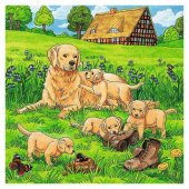 Ravensburger 3x49 Parça Puzzle Tatlı Hayvancıklar  080021 - 2